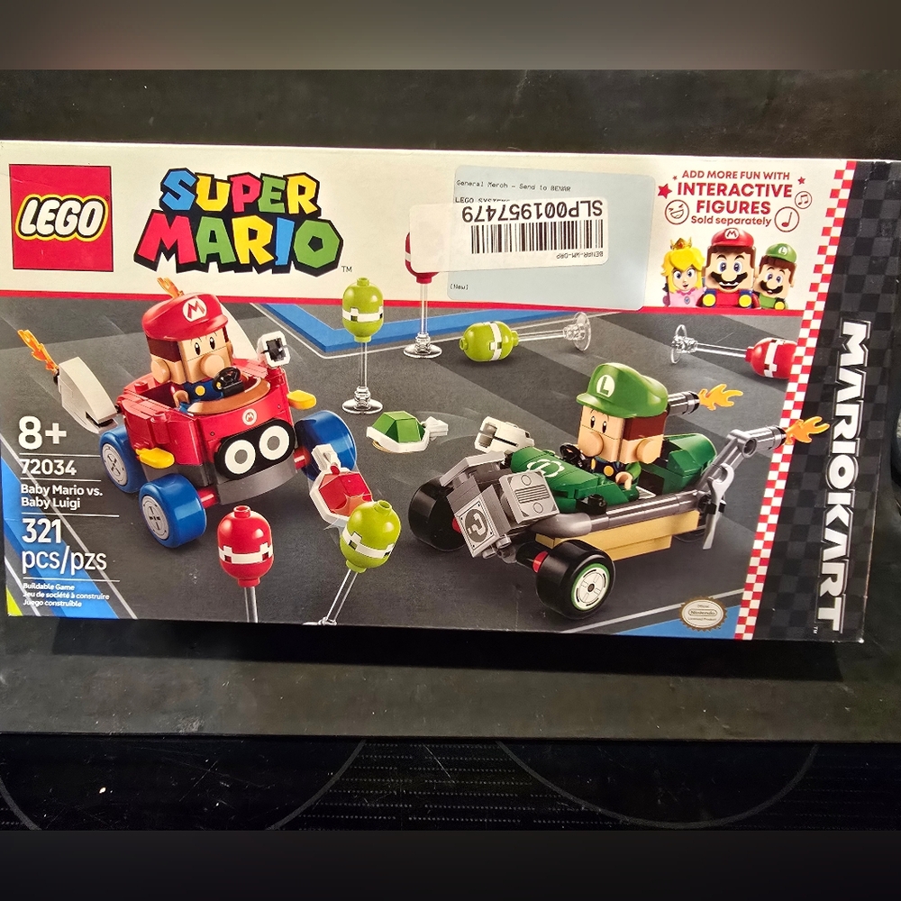 LEGO Super Mario Baby Mario & Baby Luigi Karts - Red, Green, Black